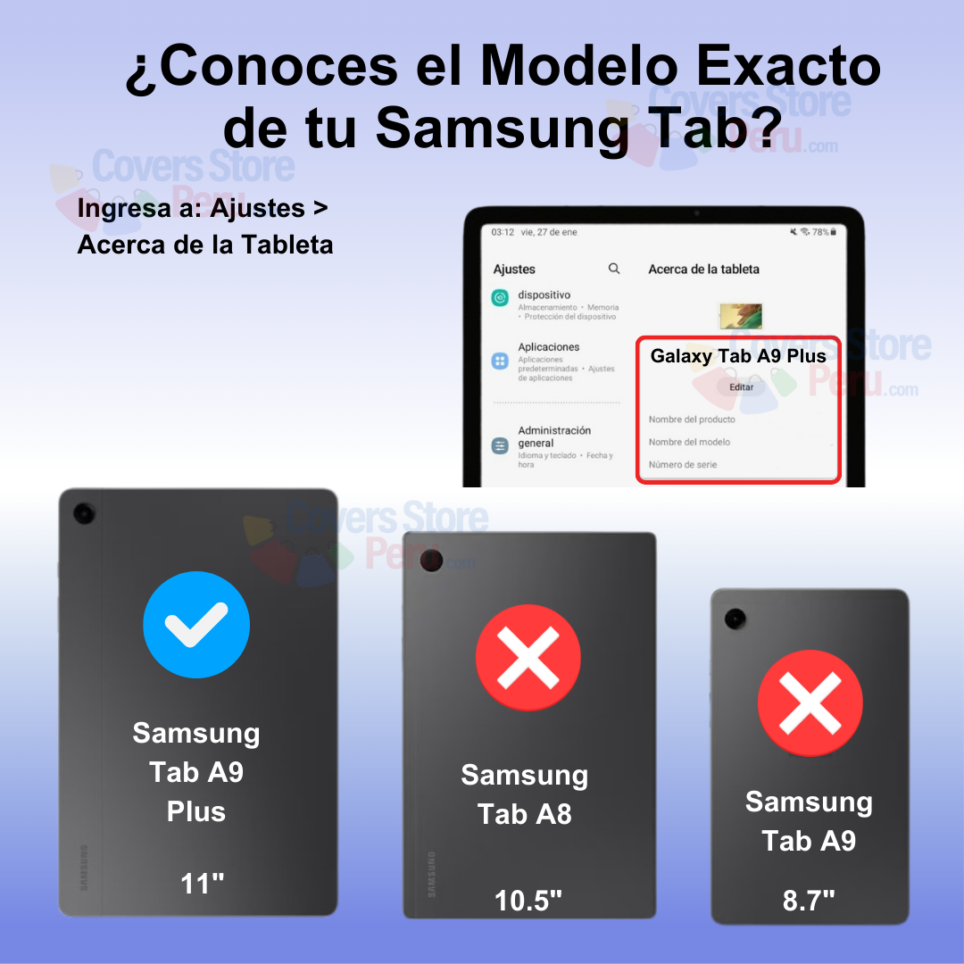 Funda para Samsung Tab A9 Plus 11" Imantada Antishock Verde