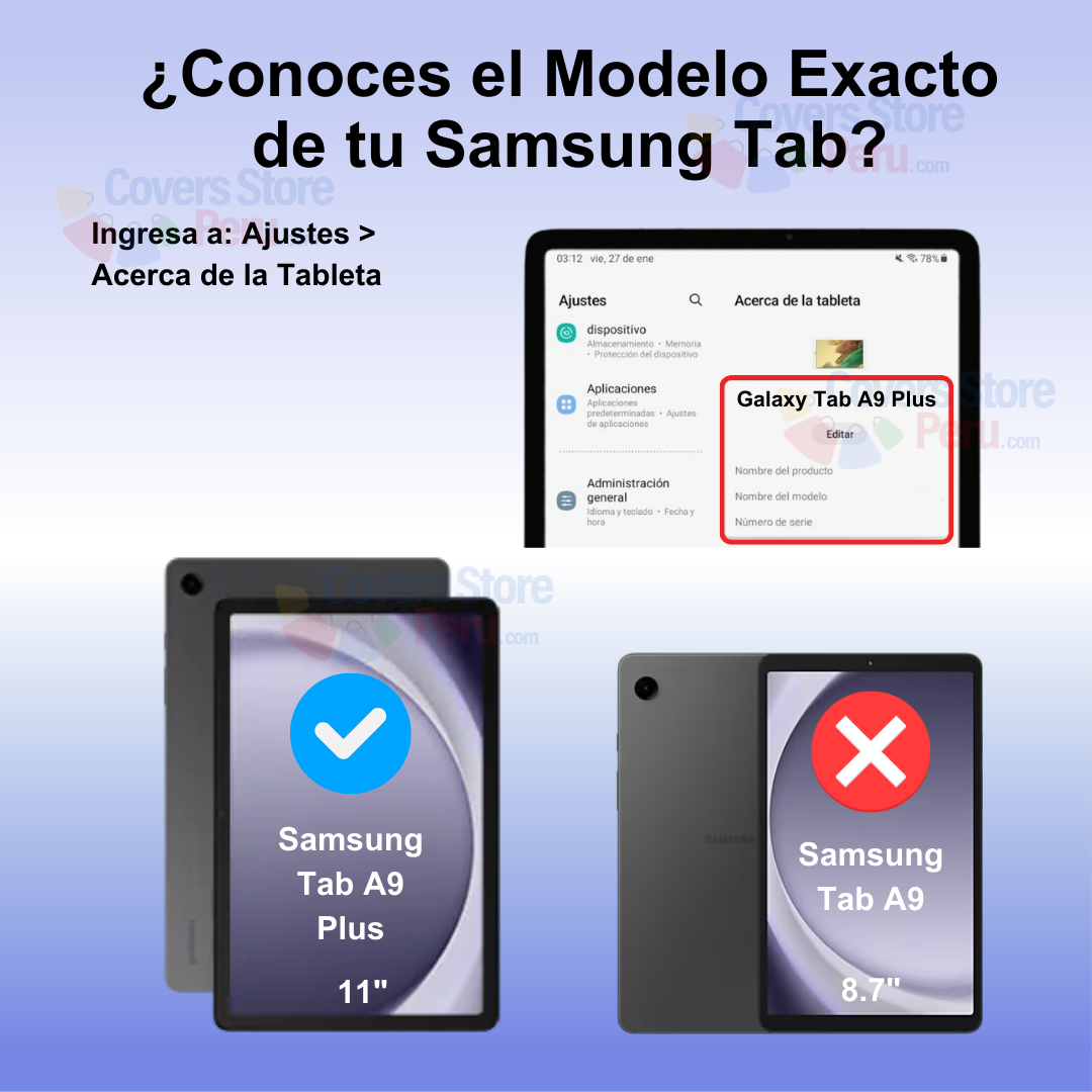 Mica para Samsung Tab A9 Plus 11" de Vidrio Templado Antishock