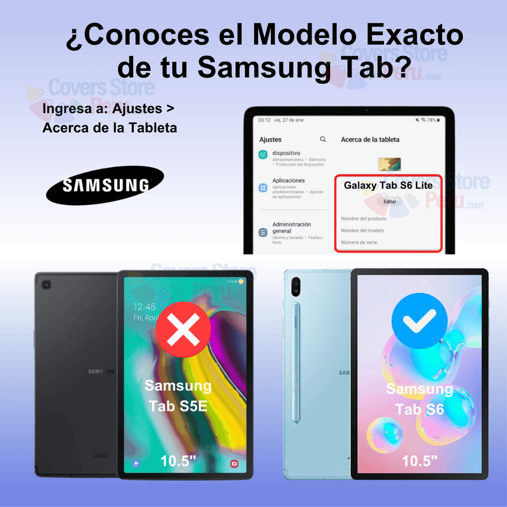 Mica para Samsung Tab S6 10.5" de Vidrio Templado Antishock