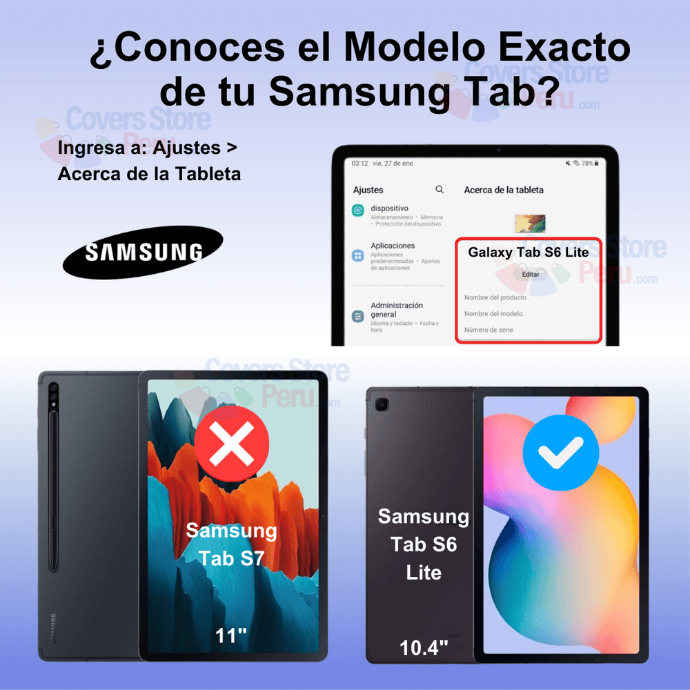 Mica for Samsung Tab S6 Lite 10.4" de Vidrio Templado