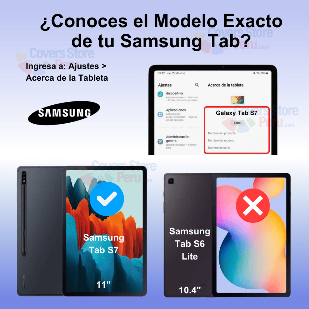 Mica para Samsung Tab S7 11" de Vidrio Templado Antishock