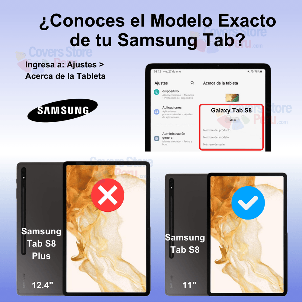 Mica para Samsung Tab S8 11" de Vidrio Templado Antishock