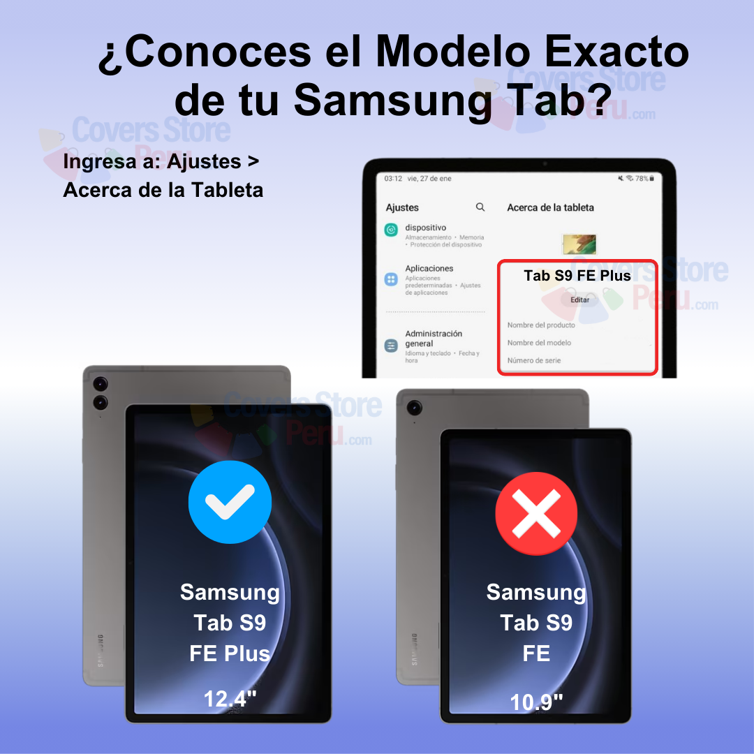 Mica para Samsung Tab S9 FE Plus de Vidrio Templado Antishock