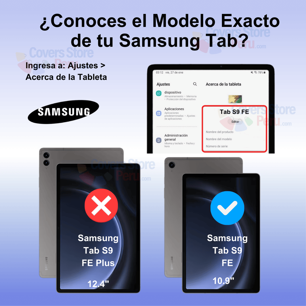 Mica para Samsung Tab S9 FE de Vidrio Templado Antishock