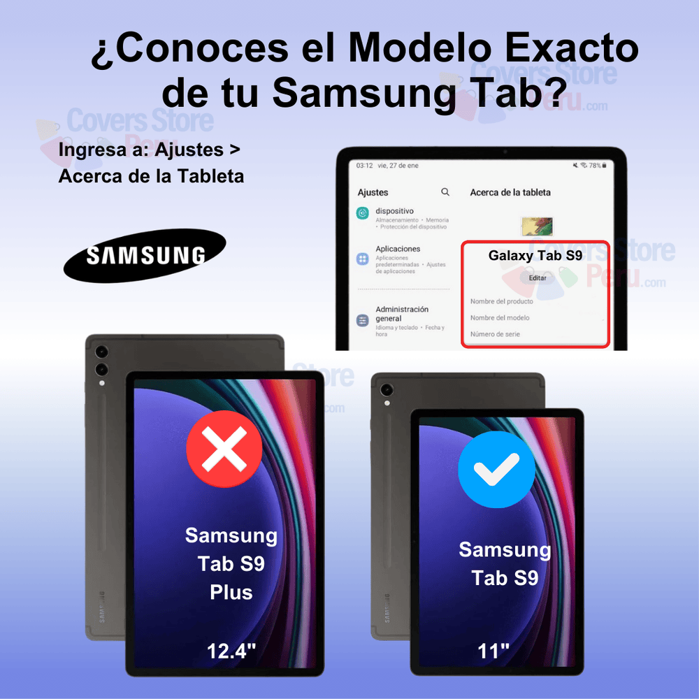 Mica para Samsung Tab S9 11" de Vidrio Templado Antishock