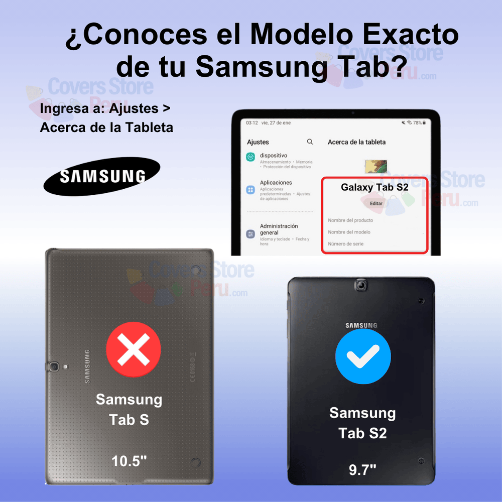 Funda para Samsung Tab S2 9.7" Flipcover Giratoria Rosada