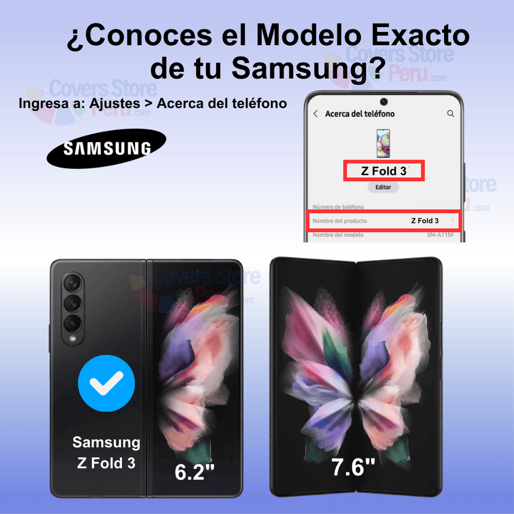 Mica para Samsung Z Fold 3 Film Hydrogel Anti-Espía