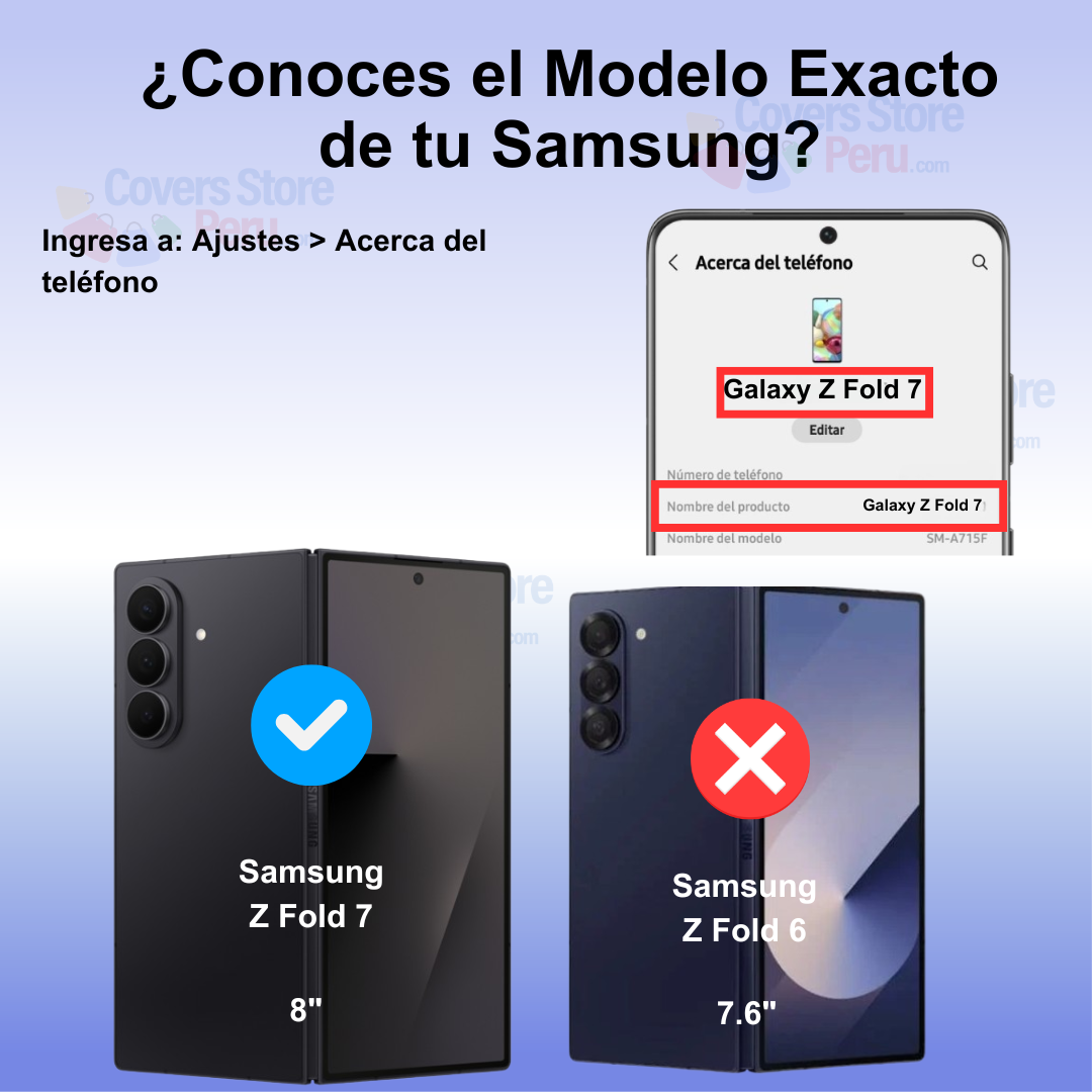 Funda Case para Samsung Z Fold 7 Space Original Transparente