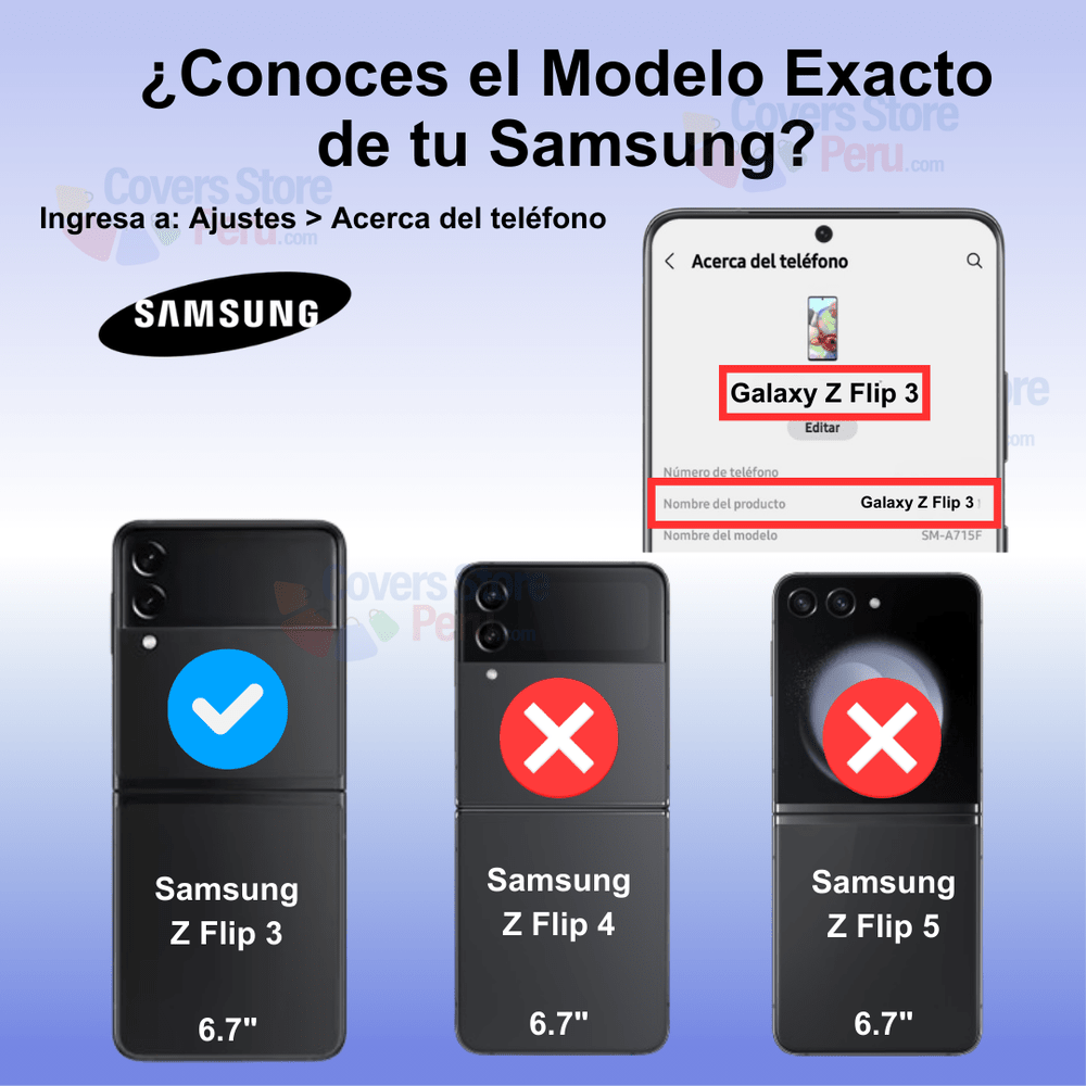 Funda Case for Samsung Z Flip 3 Space Original Transparente