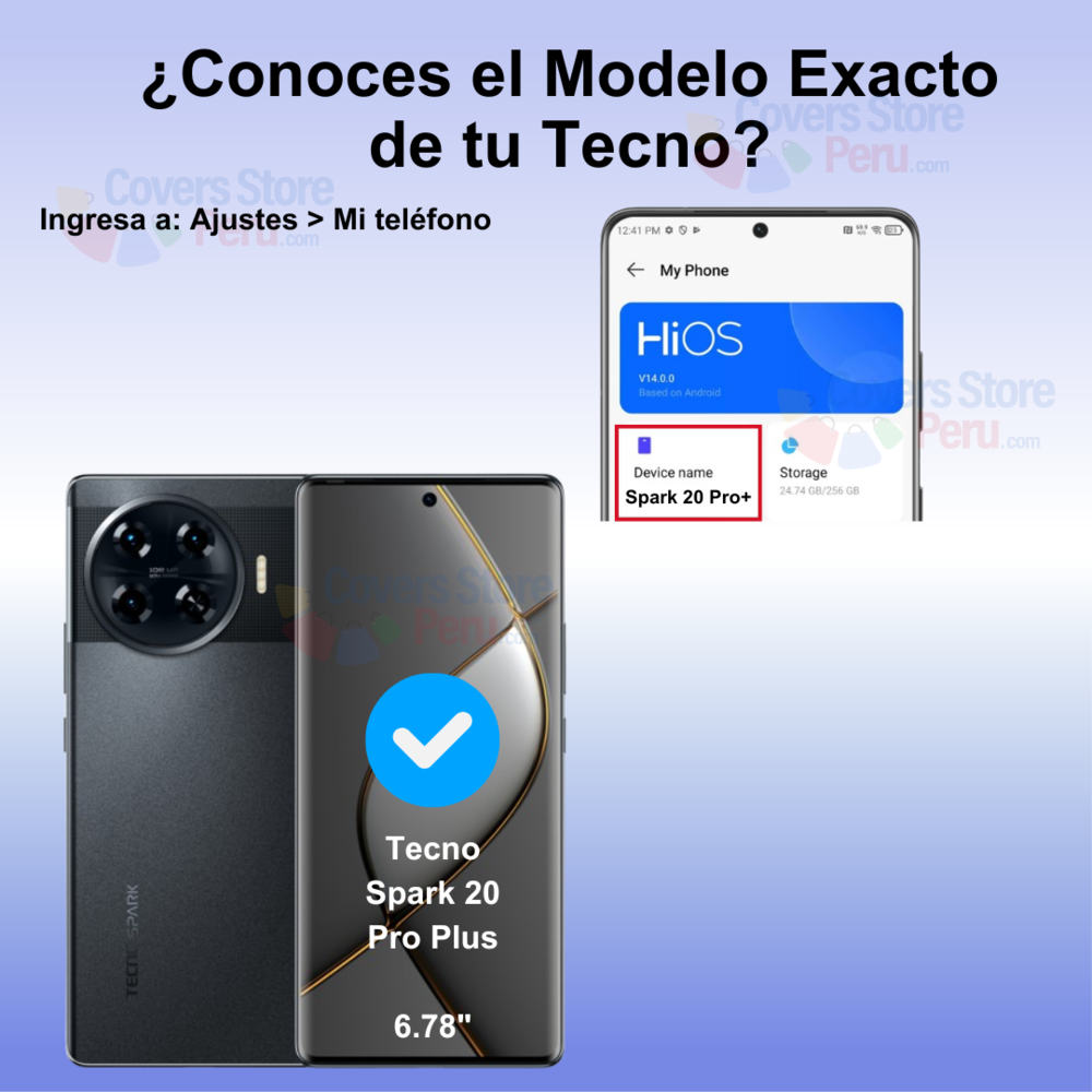 Mica para Tecno Spark 20 Pro Plus Protector de Cerámica Mate