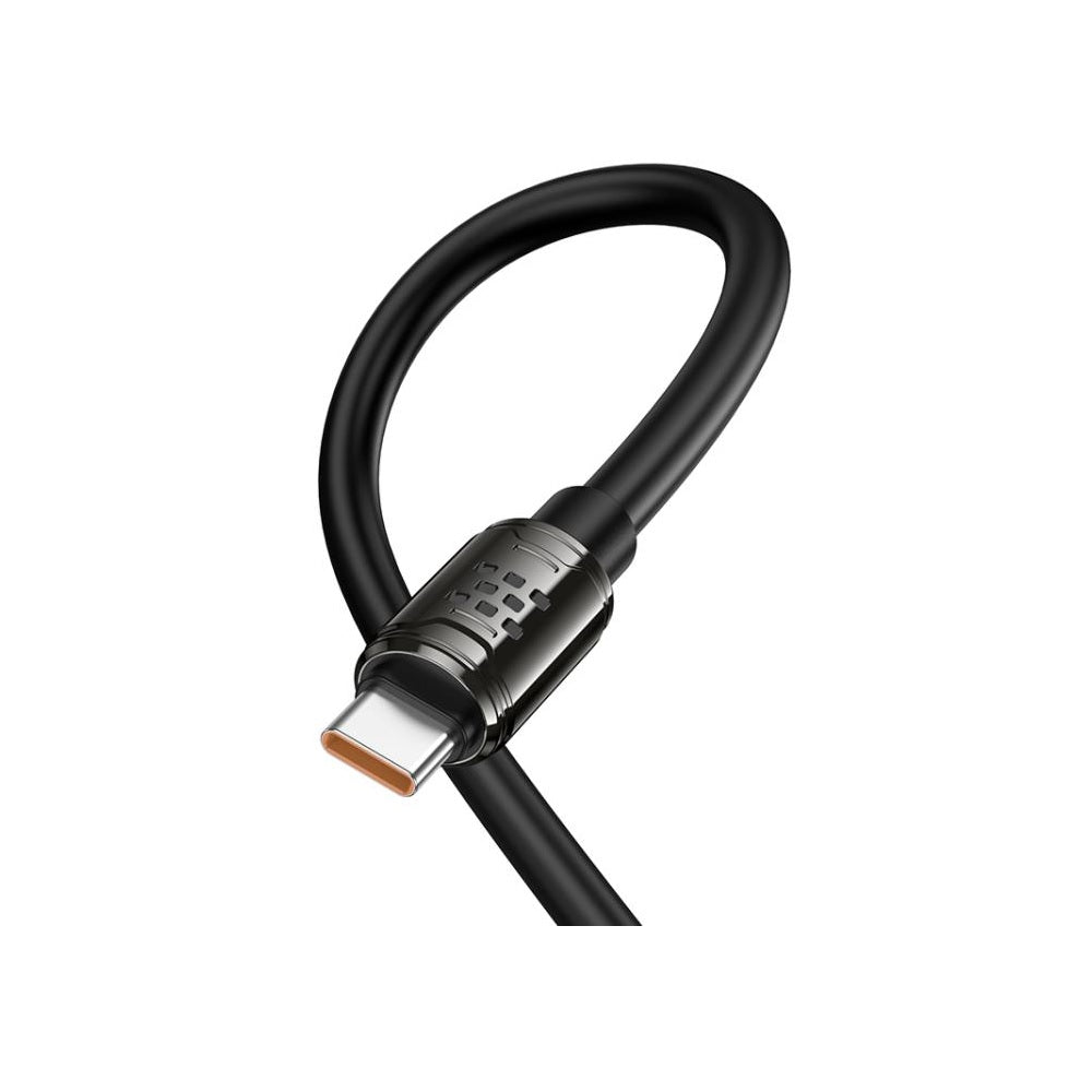 Cable Hoco U143 Joy USB a Tipo-C 5A Carga Rápida Negro