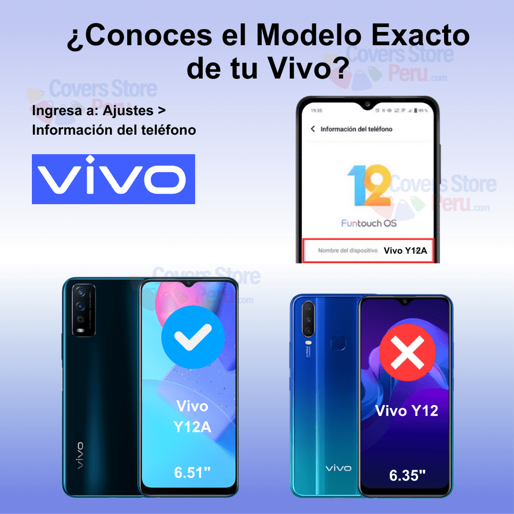 Mica para Vivo Y12A Cerámica Anti-Espía Antishock