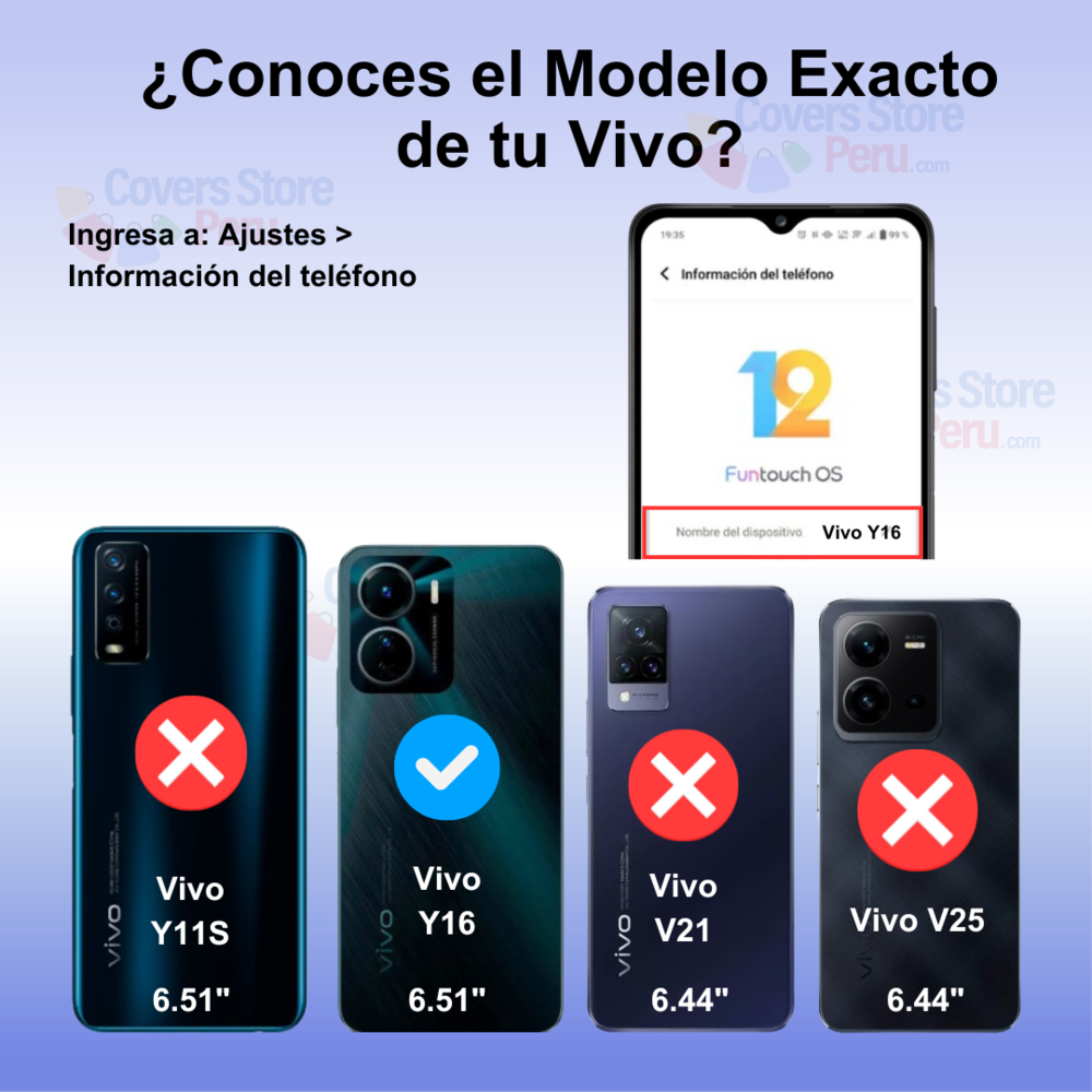 Funda para Vivo Y16 Ahumado con Anillo Verde Antishock
