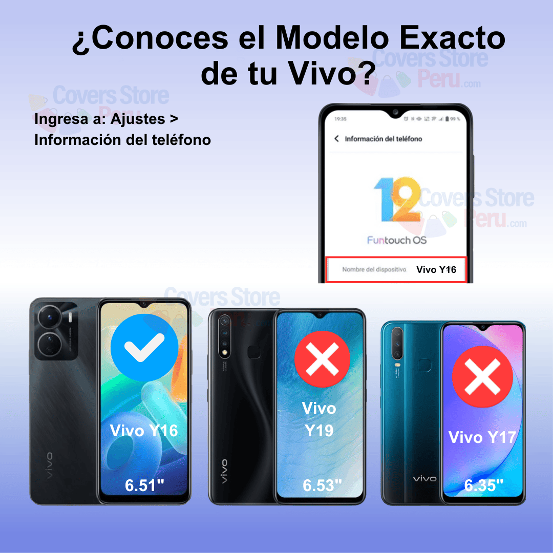 Mica para Vivo Y16 Protector 21D Antishock