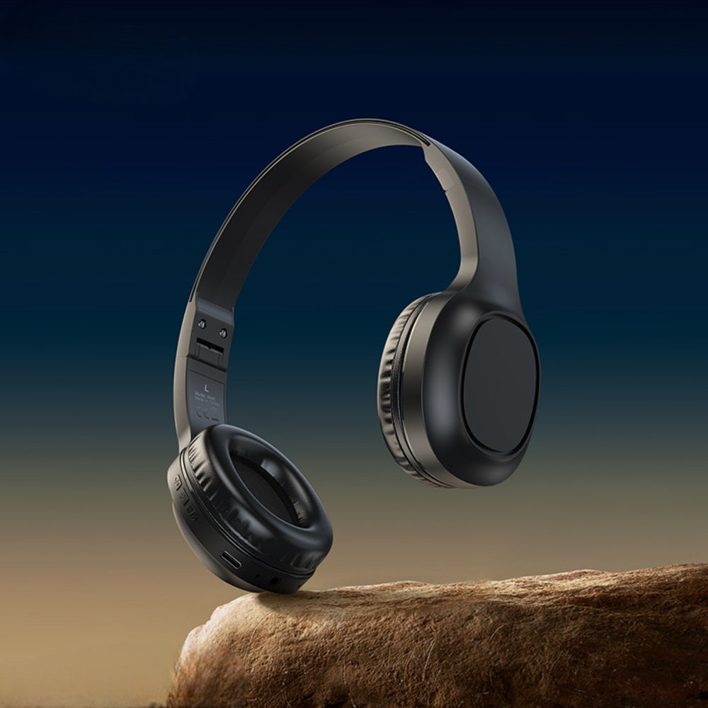 Audifonos Bluetooth Diadema Hoco W46 Charm Microfono Negro
