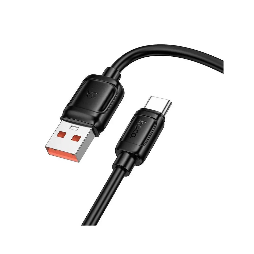 Cable Hoco X115 Surpass USB a Tipo-C 100W Carga Rápida Negro