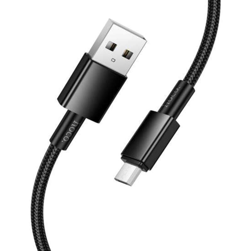 Cable Hoco X119 Energy Micro USB Carga Datos Negro