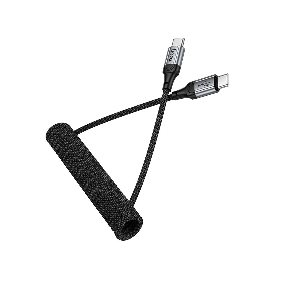 Cable Hoco X121 Nuevo Tipo-C a Tipo-C 60W Negro