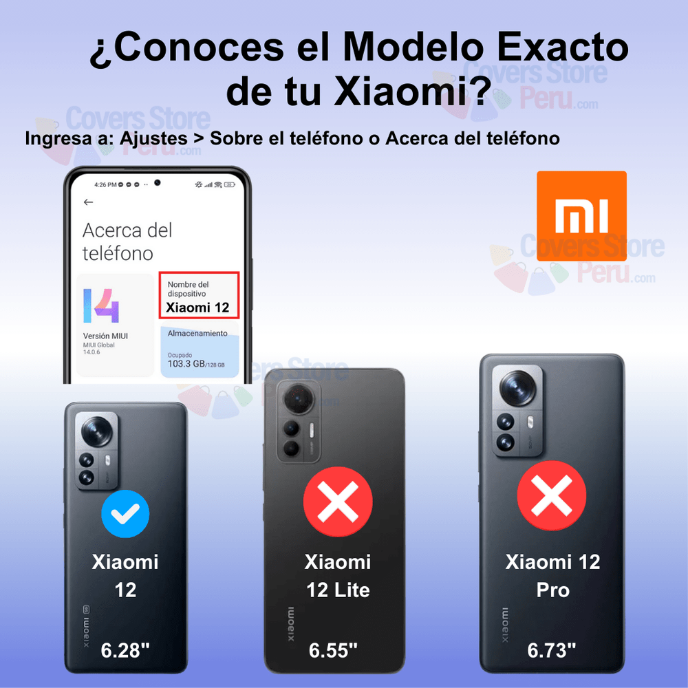 Funda Case de Xiaomi Mi 12 2022 Soft Feeling Antishock Azul