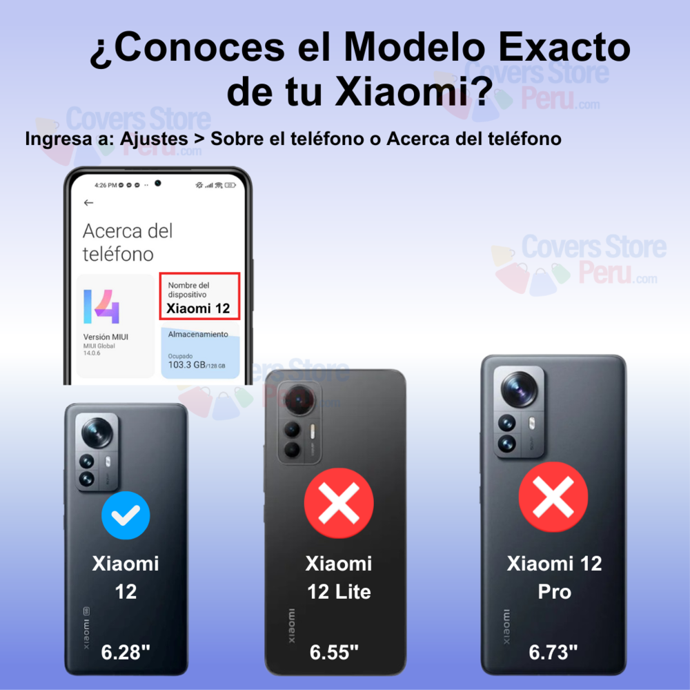 Funda Case para Xiaomi 12 Flip Cover Negro