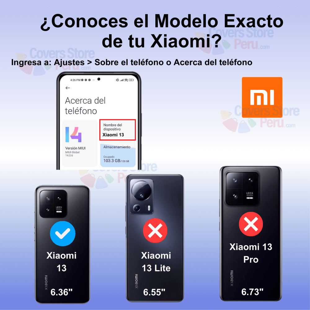 Funda Case para Xiaomi Mi 13 Flip Cover Negro Antishock