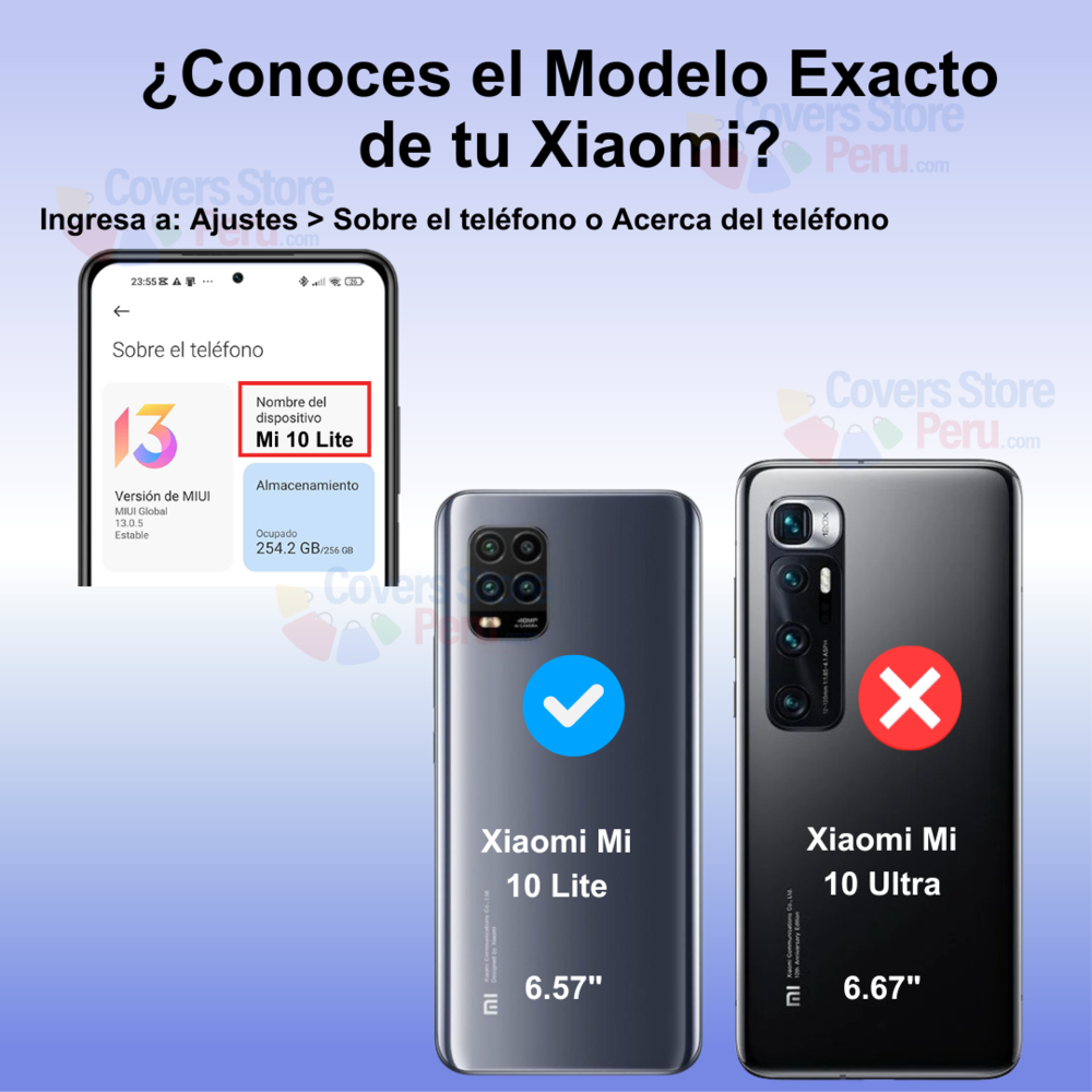 Funda Case para Xiaomi Mi 10 Lite 5G Ahumado Anillo Azul