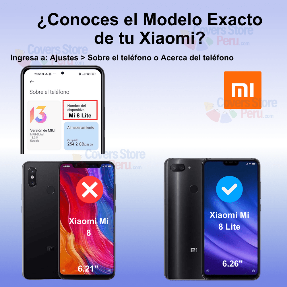 Funda para Xiaomi Mi 8 Lite TPU 100% Transparente Antishock
