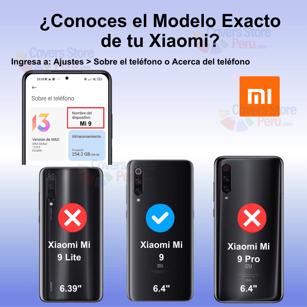 Funda para Xiaomi Mi 9 TPU 100% Transparente Antishock