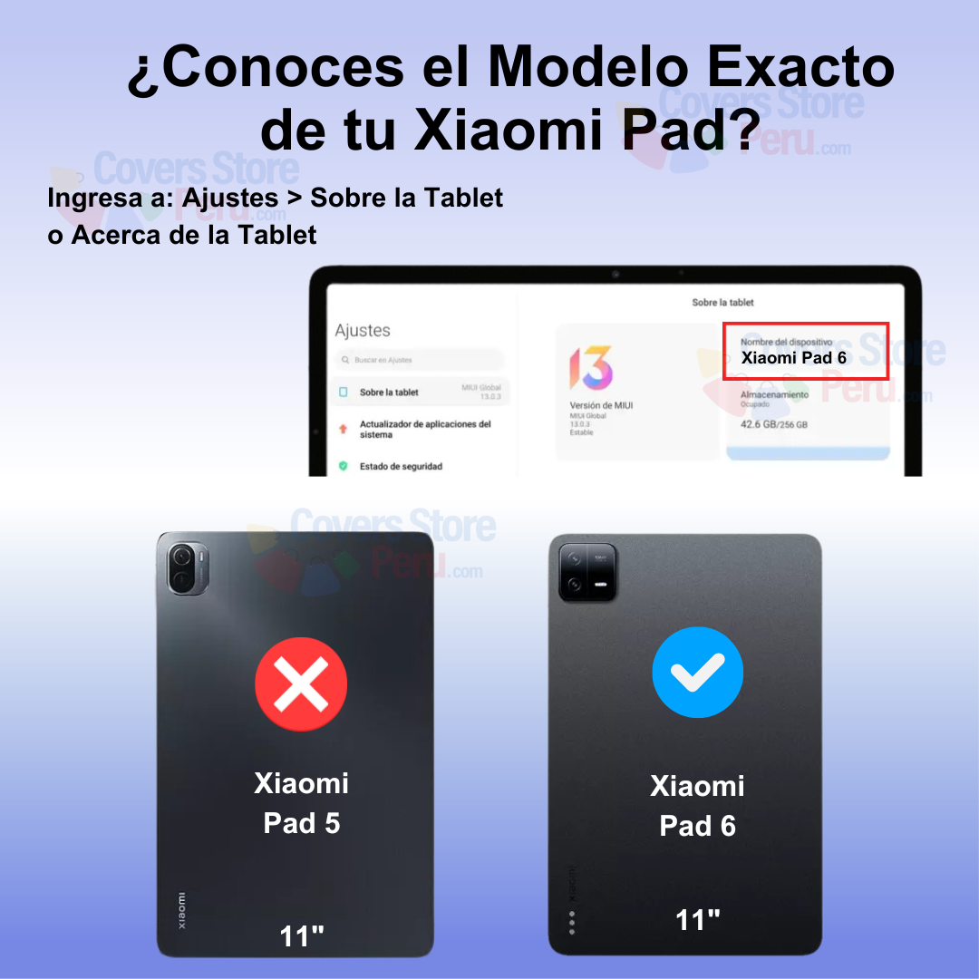 Funda para Xiaomi Pad 6 11" Gomas 360 Morada