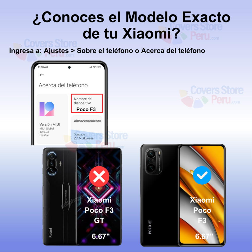 Mica para Xiaomi Poco F3 Vidrio Templado Anti-Espía