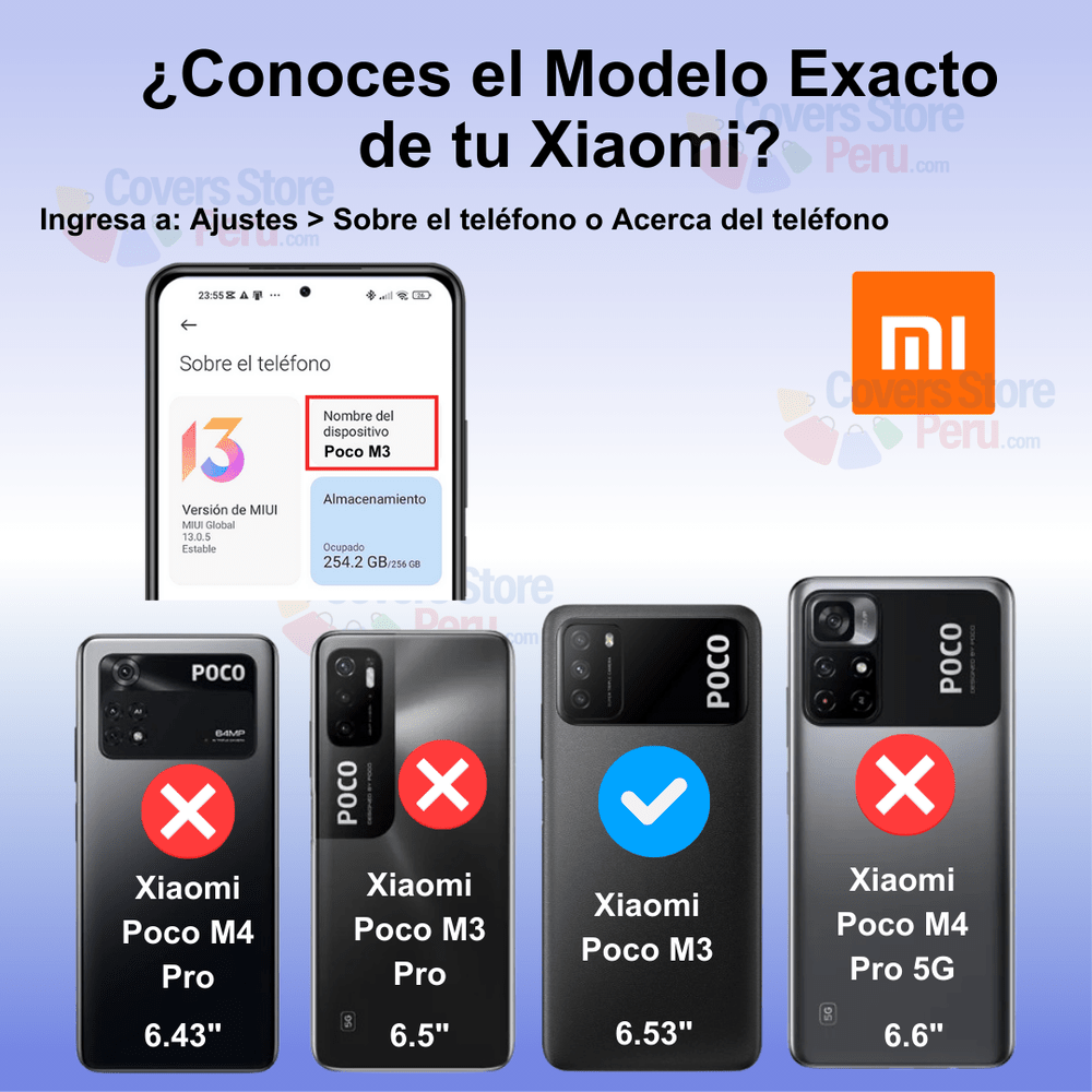 Funda Case para Xiaomi Poco M3 Flip Cover Lila Antishock