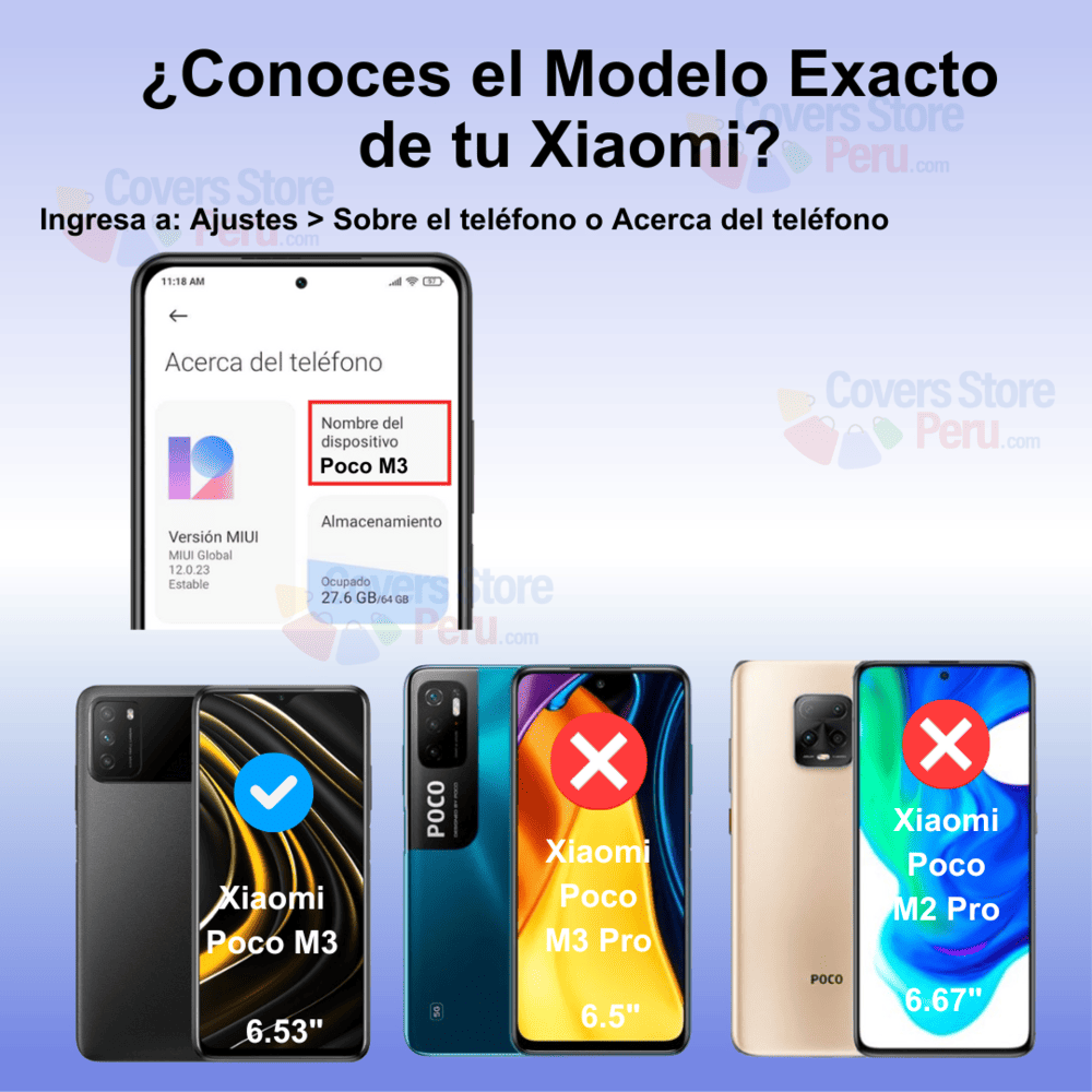 Mica Protector para Xiaomi Poco M3 Vidrio Templado OG