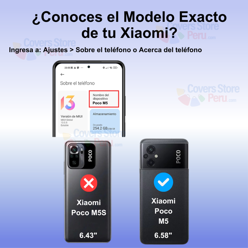 Funda Case para Xiaomi Poco M5 Flip Cover Negro