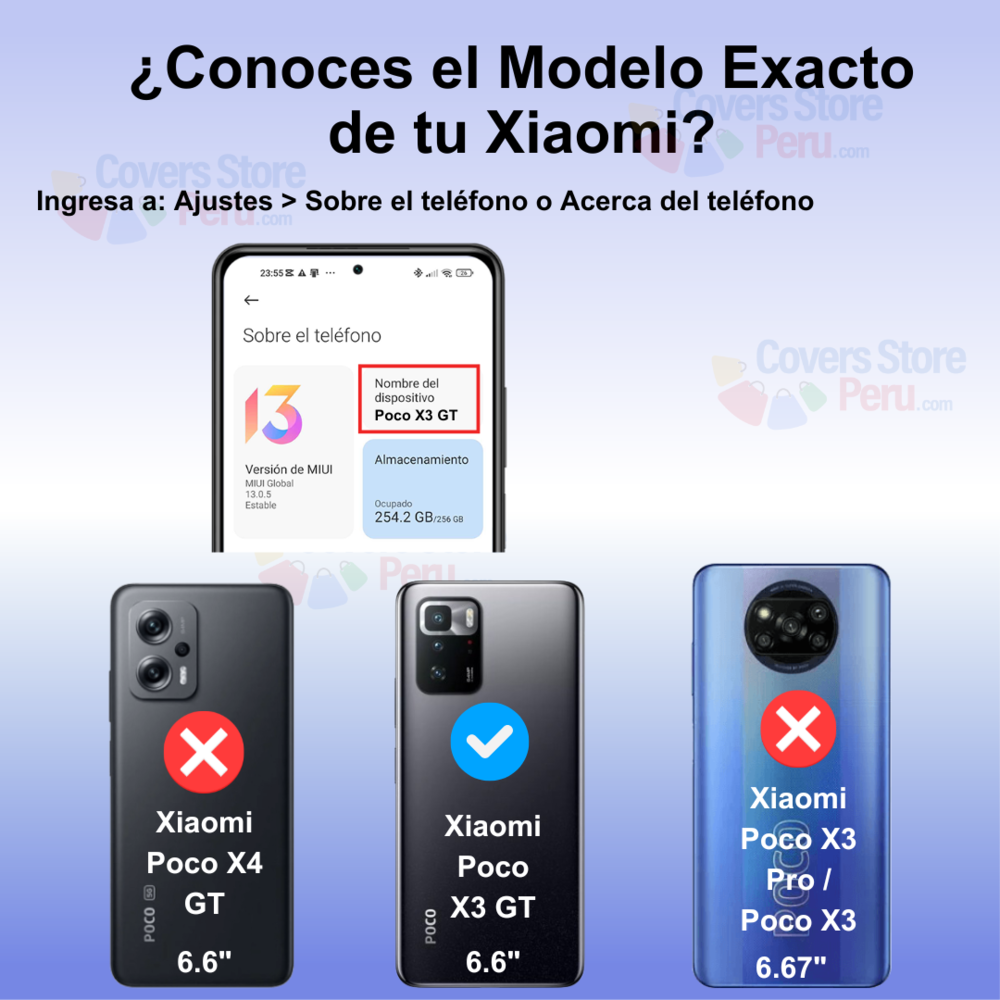 Funda para Xiaomi Poco X3 GT Ahumado con Anillo Azul
