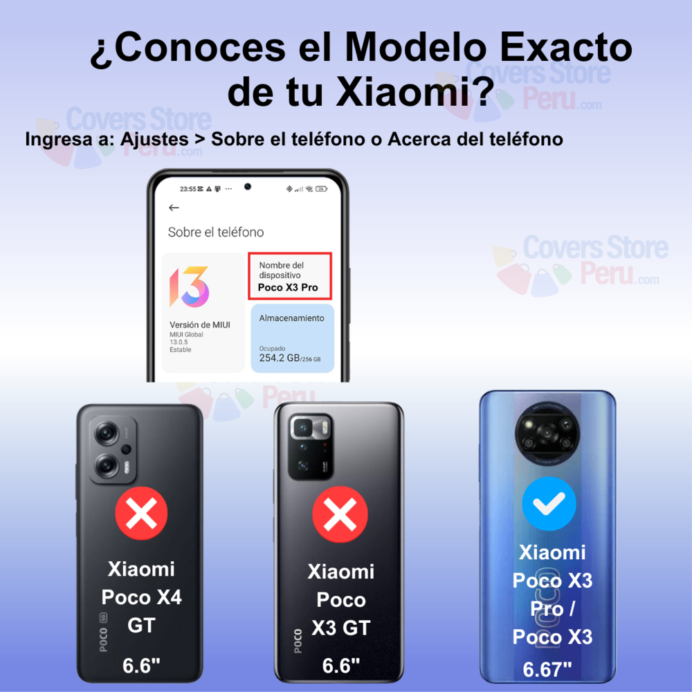 Funda para Xiaomi Poco X3 Pro Holder Parante + Anillo Azul