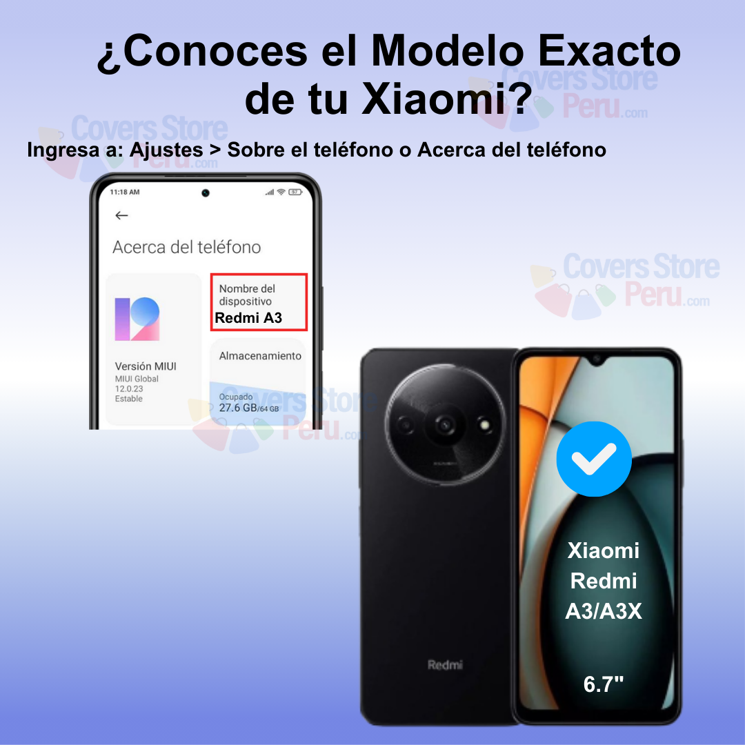 Mica Protector para Xiaomi Redmi A3X Vidrio Templado OG