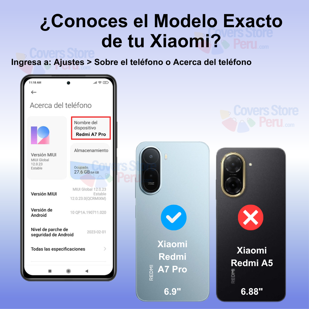 Funda Case para Xiaomi Redmi A7 Pro Ahumado Anillo Verde