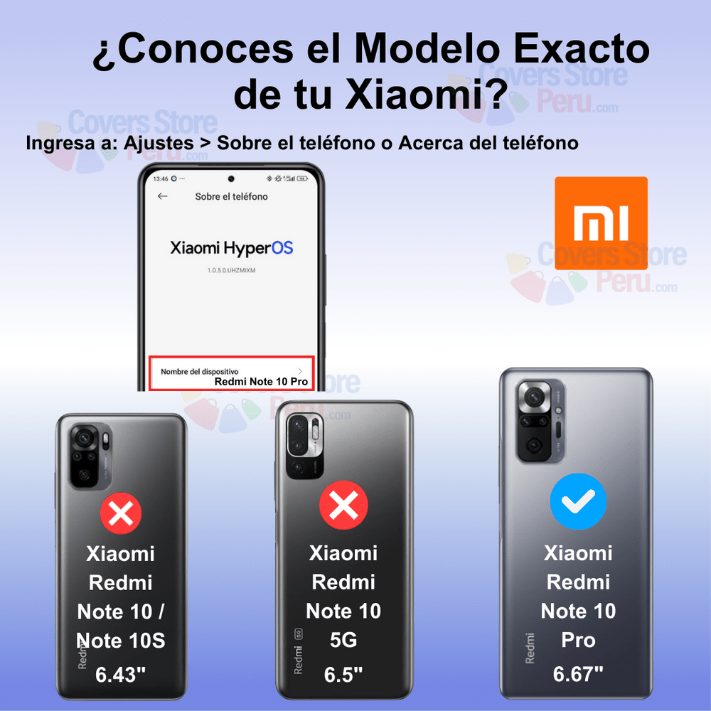 Funda Case para Xiaomi Redmi Note 10 Pro Space Transparente