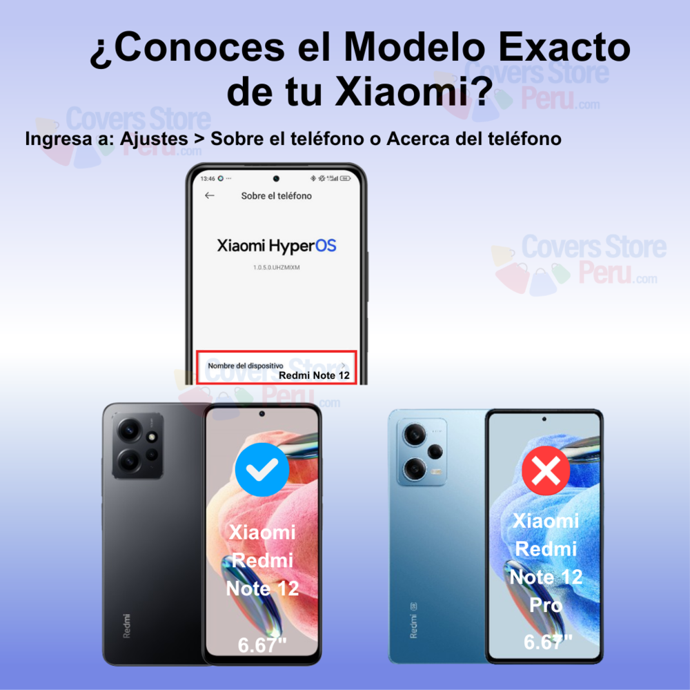 Mica para Xiaomi Redmi Note 12 5G Vidrio Templado Anti-Espía