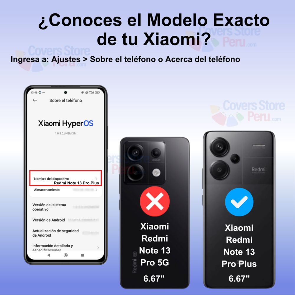 Funda for Xiaomi Redmi Note 13 Pro Plus Ahumado Anillo Azul