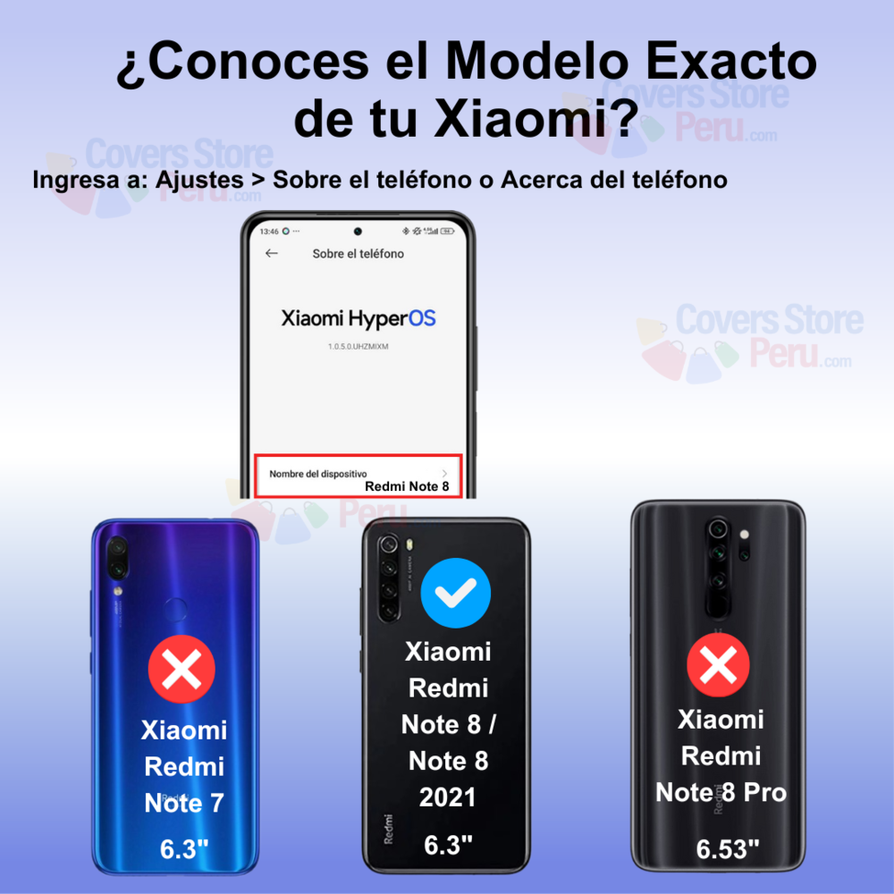 Funda para Xiaomi Redmi Note 8 Holder Parante Negro