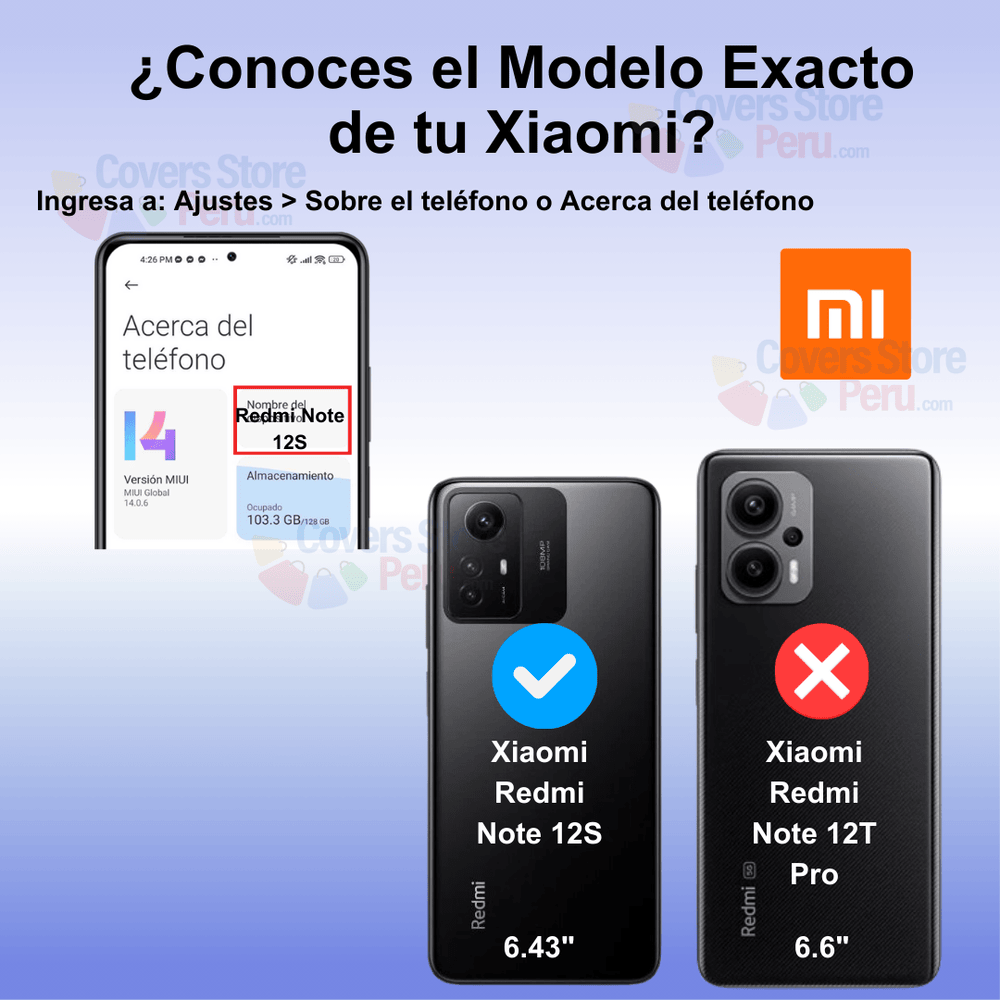 Funda Case para Xiaomi Note 12S Transparente Cromado Azul