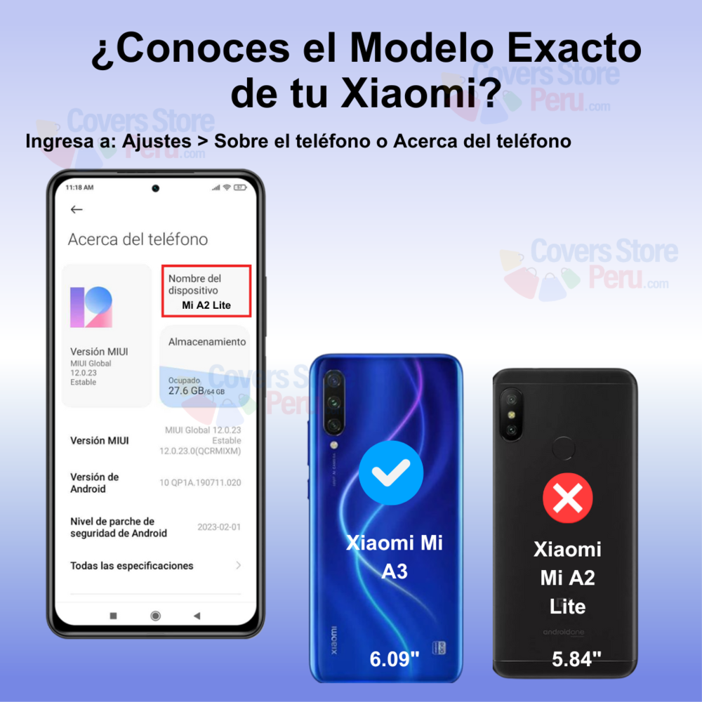 Funda para Xiaomi Mi A3 TPU con esquinas reforzadas