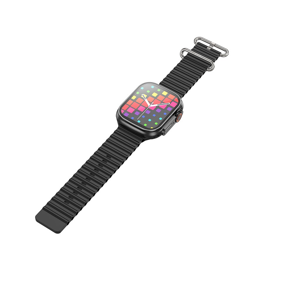 Smartwatch Reloj Inteligente Deportivo Hoco Y12 Ultra Negro