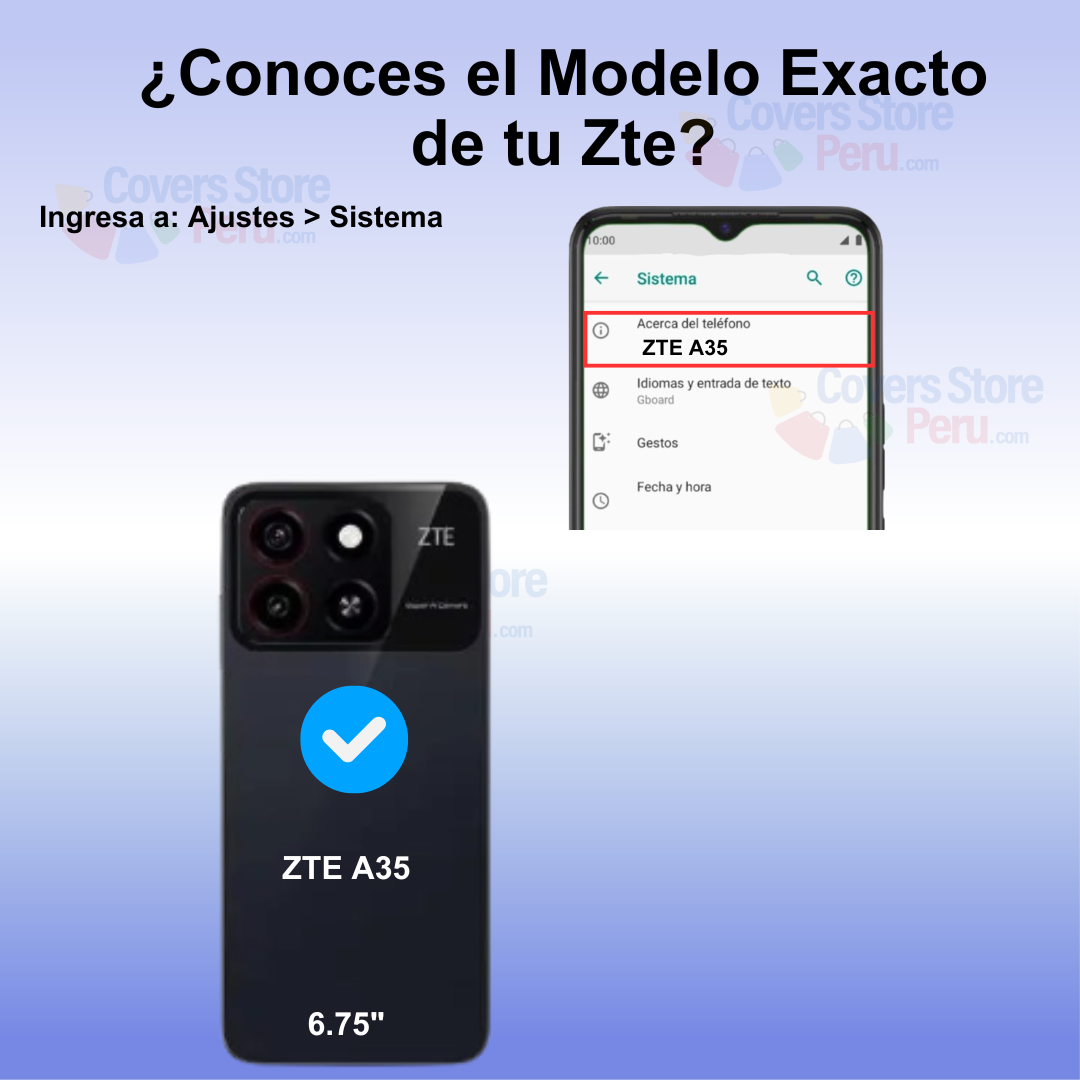 Funda Case para Zte A35 Soft Feeling Lila