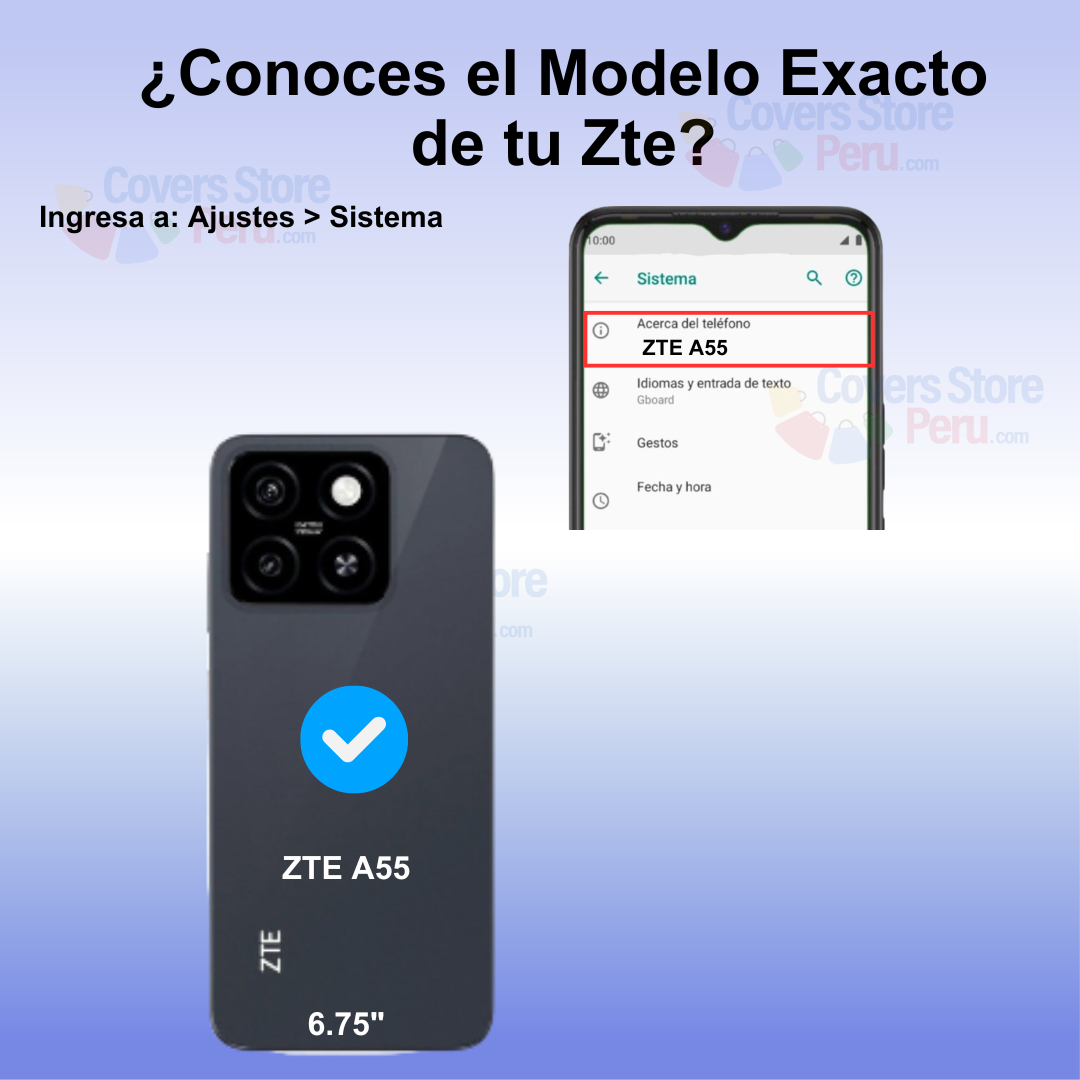Funda Case para Zte A55 Soft Feeling Lila