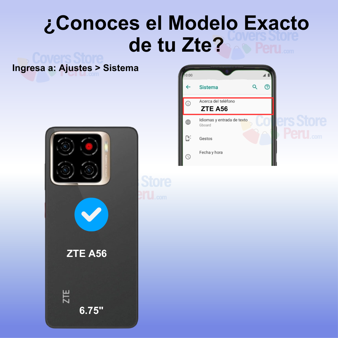 Funda Case para Zte A56 Space Original
