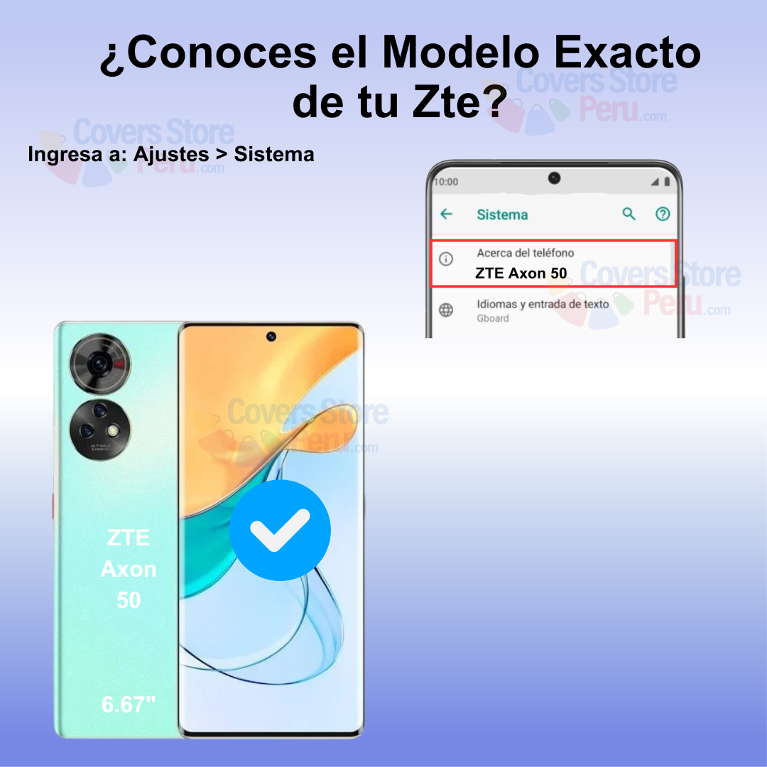 Mica para Zte Axon 50 Cerámica Curva Antishock