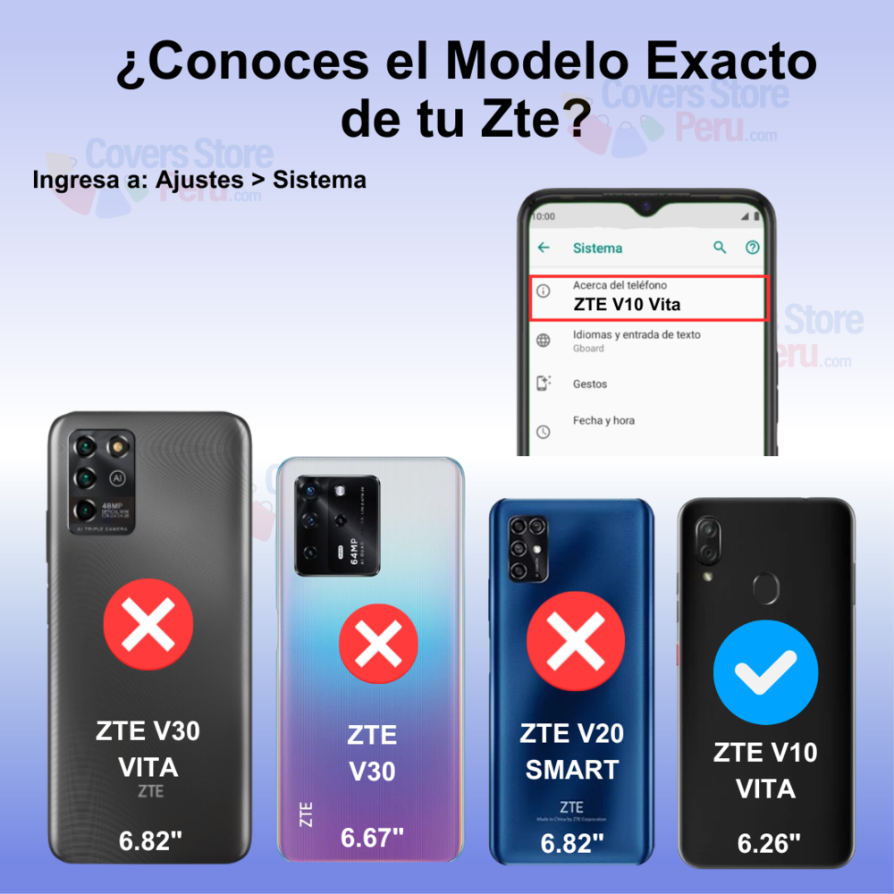 Funda Case para Zte V10 Vita Jelly Pearl Negro