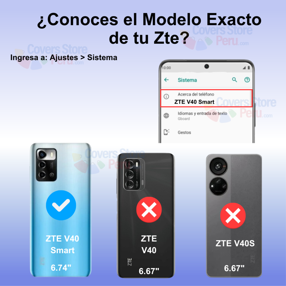 Funda para Zte V40 Smart Anillo Metálico Negro Antishock